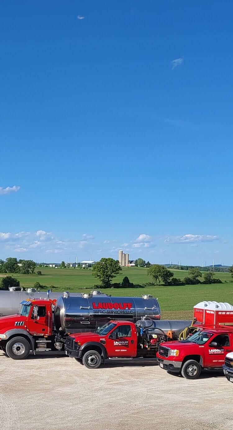 laudolff septic services fleet in fond du lac